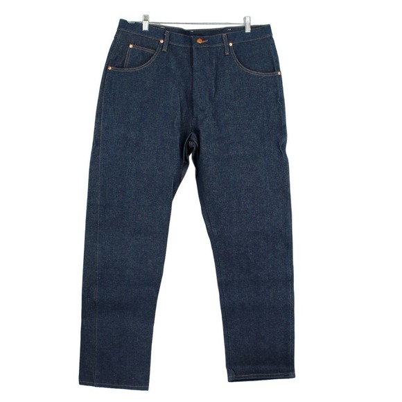 VINTAGE WRANGLER 31MWZ Relaxed Fit Cowboy Cut Jeans Size 38X34 Blue NEW - Picture 1 of 6